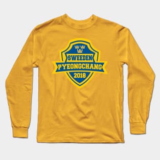 Team Sweeden Pyeongchang 2018 Long Sleeve T-Shirt